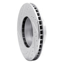 R1 87-95 BMW 540I Front Right Drilled & Slotted Silver Brake Rotor