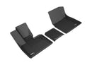 3D MAXpider 14-19 BMW I3 Kagu 1st  2nd Row Floormats - Black