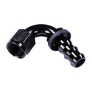 Russell 10AN Twist-Lok 120 Degree Hose End - Black