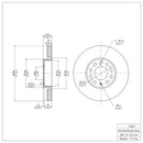 DFC GeoSPEC Coated Rotors - Plain