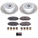 Power Stop 18-22 Jeep Wrangler Front and Rear Semi-Coated Rotor Kit