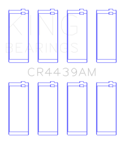 King Engine Bearings BMW M10 (Size +0.25mm) Connecting Rod Bearing Set