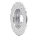 R1 20-24 Nissan Sentra Rear Drilled & Slotted Silver Brake Rotor Set