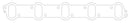 Cometic 1992+ Dodge 8.0L Viper .039in Fiber Intake Manifold Gasket