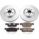 Power Stop 15-19 Ford Edge Front & Rear Z17 Evolution Geomet Coated Brake Kit