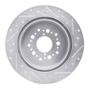 R1 92-00 Lexus SC300 Rear Drilled & Slotted Silver Brake Rotor Set