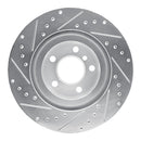 R1 11-18 BMW X3 Front & Rear Drilled & Slotted Silver Brake Rotor Set