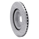 R1 19-23 Subaru Ascent Front & Rear Drilled & Slotted Silver Brake Rotor Set
