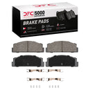 DFC 66-83 Fiat X-1/9 Rear 5000 Advanced Semi Metallic Brake Pads and Hardware Kit