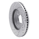 R1 05-10 Ford Mustang Front & Rear Drilled & Slotted Silver Brake Rotor Set
