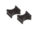 Prothane Universal Shock Reservoir Mounts - 2.0/2.0 Diameter - Black