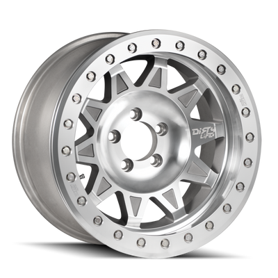 Dirty Life 9302 Roadkill Race 17x9 / 5x139.7 BP / -14mm Offset / 108mm Hub Machined Wheel - Beadlock