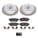 Power Stop 05-15 Nissan Frontier Front and Rear Semi-Coated Rotor Kit