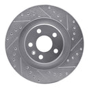 R1 16-25 Volvo XC90 Front & Rear Drilled & Slotted Silver Brake Rotor Set