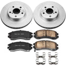 Power Stop 93-96 Subaru Impreza Front & Rear Z17 Evolution Geomet Coated Brake Kit
