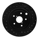 R1 13-20 Subaru WRX Front & Rear Drill/Slot Black Rotors w/Optimum Pads