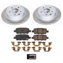 Power Stop 08-13 Nissan Rogue Front and Rear Semi-Coated Rotor Kit