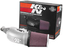 K&N 17-18 Harley-Davidson Touring Models Performance Air Intake System Silver