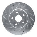 R1 01-06 Lexus LS430 Front & Rear Drilled & Slotted Silver Brake Rotor Set