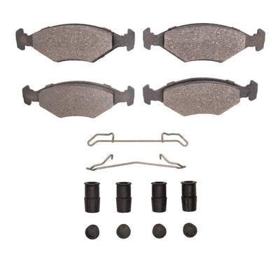 DFC 87-93 Volkswagen Fox Front 4000 HybriDynamic Brake Pads and Hardware Kit