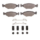 DFC 87-93 Volkswagen Fox Front 4000 HybriDynamic Brake Pads and Hardware Kit