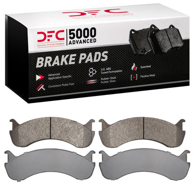 DFC 98-25 Beaver Motorcoach Monterey Rear/Front 5000 Advanced Semi Metallic Brake Pads