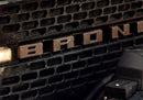 Ford Racing 2021+ Bronco Grille Lettering Overlay Kit - Bronze