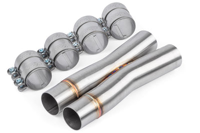 APR 13-18 Audi S7 4.0T X-Pipe Kit Add-on - Brushed