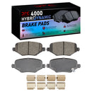 DFC 09-14 Dodge Journey Rear Geospec Rotors w/4000 HybriDynamic Brake Pads w/Hardware