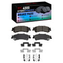 DFC 03-07 Chevrolet Silverado 1500 Rear Geospec Rotors w/4000 HybriDynamic Brake Pads w/Hardware