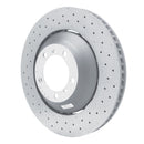 DFC 10-11 Porsche 911 Left Front Drilled Hi-Carbon Alloy Geomet Coated Rotor