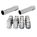 McGard SplineDrive Tuner 4 Lug Install Kit w/Locks & Tool (Cone) M12x1.5 / 13/16 Hex - Chrome (CS)