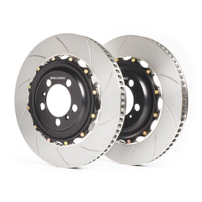 GiroDisc Audi C7 S6/S7/RS6/RS7 356x22mm Rear 2-Piece Slotted Rotors