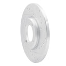 R1 63-86 Ford Cortina Front Right Drilled & Slotted Silver Brake Rotor
