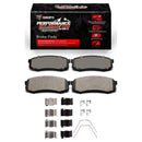 R1 10-24 Lexus GX460 Rear Carbon Coated Brake Rotor Set w/Off-Road/Tow Brake Pads and Hardware
