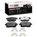 DFC 07-15 Ford Edge Rear 5000 Advanced Ceramic Brake Pads and Hardware Kit