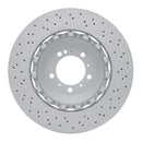 DFC 16-23 Porsche Cayman Left Front Drilled Hi-Carbon Alloy Geomet Coated Rotor