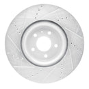 R1 12-20 Audi A6 Front & Rear Drilled & Slotted Silver Brake Rotor Set