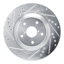 R1 20-24 Subaru Crosstrek Front Drilled & Slotted Silver Brake Rotor Set