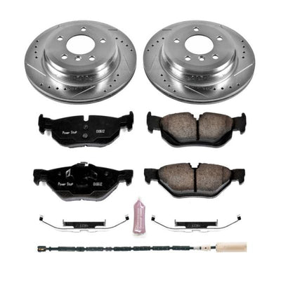 Power Stop 13-15 BMW X1 Rear Z23 Evolution Sport Brake Kit w/Calipers