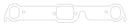 Cometic Pontiac 326-455 V8 .064in ArmorCore Exhaust Manifold Gasket Set