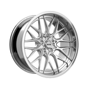 Ridler 681 22x10.5 / 5x127 BP / 10mm Offset / 83.82mm Hub Brushed w/ Polished Lip Wheel