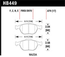 Hawk HP+ Street Brake Pads