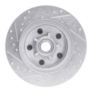 R1 77-95 Buick LeSabre Front Drilled & Slotted Silver Brake Rotor Set