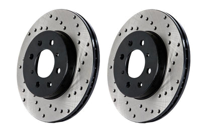 Centric 08-09 Lexus IS-F Drilled Rear Rotor