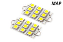 Diode Dynamics 44mm SML9 LED Bulb - Amber (Pair)