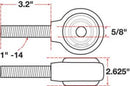 SPC Performance xAxis Rod End Ball Joint
