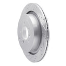 R1 06-16 Land Rover Range Rover Sport Front & Rear Drilled & Slotted Silver Brake Rotor Set