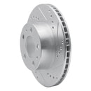 R1 76-93 Volvo 244 Front Drilled & Slotted Silver Brake Rotor Set