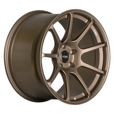 Konig Forged F5R 19x12 5x130 ET65 Satin Bronze Wheel (Knurled Bead)